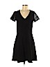 Ann Taylor 100% Polyester Black Casual Dress Size 8 - photo 1