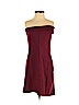 Nasty Gal Inc. 100% Polyester Burgundy Cocktail Dress Size 2 - photo 1