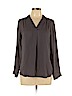 Jones New York 100% Polyester Gray 3/4 Sleeve Blouse Size S - photo 1