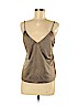 Zara 100% Polyester Gold Tank Top Size M - photo 1