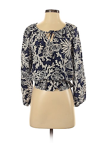 Lilly Pulitzer 3/4 Sleeve Silk Top (view 1)