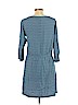 Uniqlo 100% Rayon Blue Casual Dress Size L - photo 2