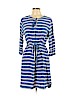 BeachLunchLounge 100% Cotton Blue Casual Dress Size L - photo 1