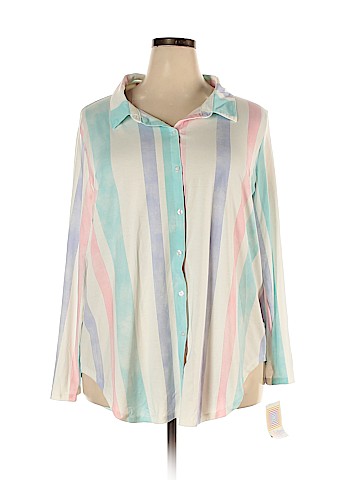 Lularoe Long Sleeve Button-Down Shirt (view 1)