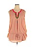 Charming Charlie 100% Polyester Pink Sleeveless Blouse Size XL - photo 1