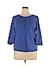 Talbots 100% Cotton Blue Cardigan Size 1X - photo 1