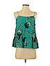 Ann Taylor LOFT 100% Polyester Teal Sleeveless Blouse Size S - photo 1