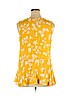 Ava & Viv 100% Rayon Yellow Sleeveless Top Size 1X - photo 2