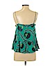 Ann Taylor LOFT 100% Polyester Teal Sleeveless Blouse Size S - photo 2