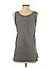 Ann Taylor LOFT 100% Cotton Gray Tank Top Size S - photo 2