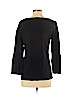 J. Crew Factory Store 100% Cotton Black 3/4 Sleeve Top Size S - photo 2