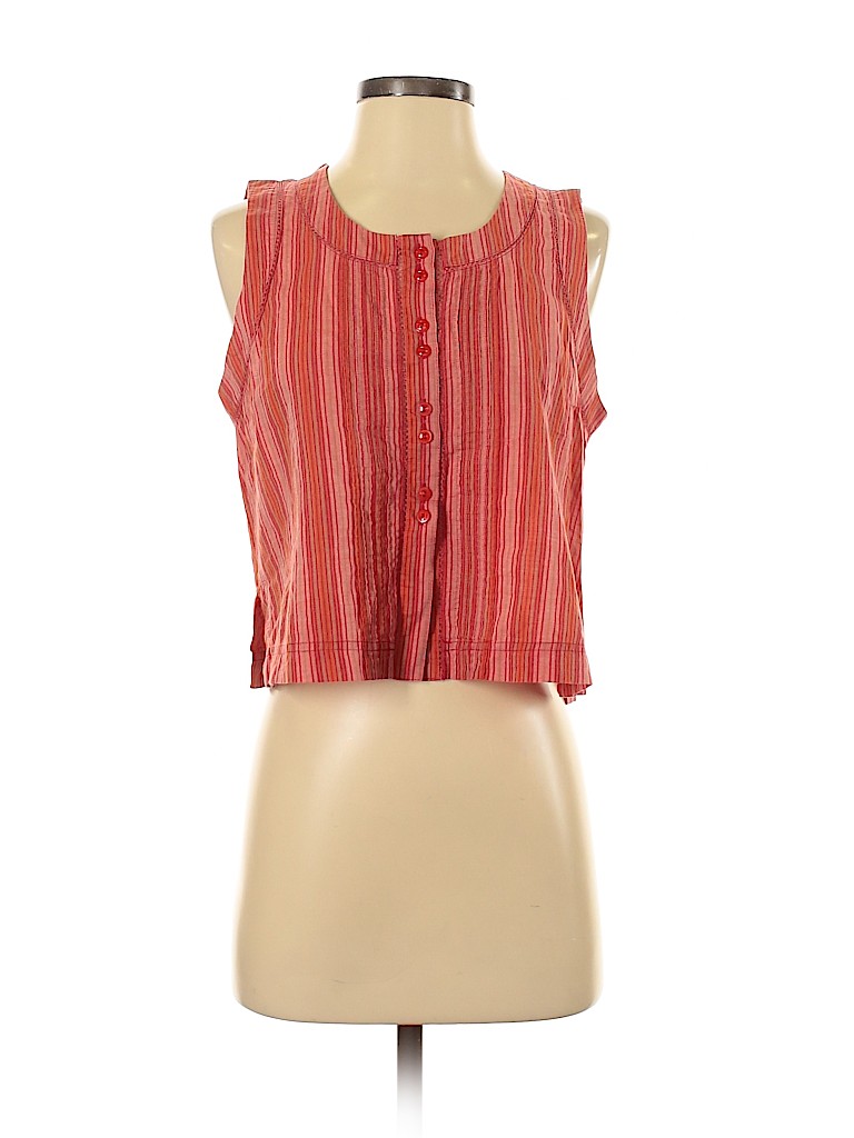 Victoria's Secret Orange Sleeveless Blouse Size S - photo 1