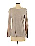 Ann Taylor LOFT 100% Cotton Tan Long Sleeve T-Shirt Size M - photo 1