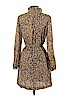 Ann Taylor LOFT 100% Polyester Tan Casual Dress Size 2 - photo 2