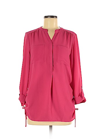 Roz & Ali Long Sleeve Button-Down Shirt (view 1)