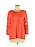 Crown & Ivy Orange Long Sleeve Top Size M - photo 1