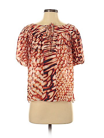 Escada Short Sleeve Silk Top (view 1)