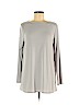Coldwater Creek Gray Long Sleeve Top Size M - photo 1