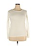Merona 100% Cotton White Long Sleeve T-Shirt Size XXL - photo 1