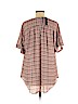 Worthington 100% Polyester Pink Short Sleeve Blouse Size M - photo 2
