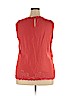 Ann Taylor LOFT Orange Sleeveless Blouse Size XXL - photo 2