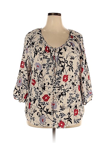 Rose & Thyme 3/4 Sleeve Blouse (view 1)