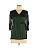 Vince Camuto 100% Polyester Green Long Sleeve Blouse Size M - photo 1