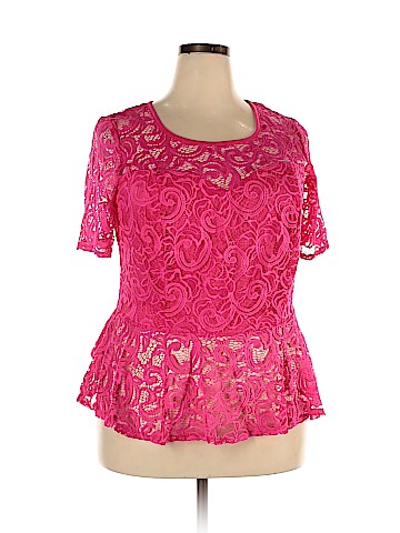 Ashley Stewart Short Sleeve Blouse (view 1)