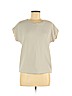Ann Taylor Ivory Short Sleeve Blouse Size M (petite) - photo 1