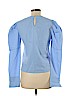 Zara Blue Long Sleeve Blouse Size M - photo 2