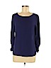 Ann Taylor LOFT 100% Polyester Purple Long Sleeve Blouse Size M (petite) - photo 1