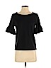J. Crew Factory Store 100% Cotton Black Short Sleeve Top Size S - photo 1