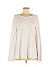 Lord & Taylor White Long Sleeve Top Size M - photo 1