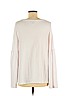 Lord & Taylor White Long Sleeve Top Size M - photo 2