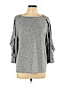 Clara Sun Woo Gray Pullover Sweater Size L - photo 1
