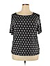 Talbots Black Short Sleeve Top Size 2X - photo 1