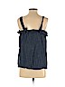 J. Crew Factory Store 100% Cotton Blue Sleeveless Blouse Size 4 - photo 2