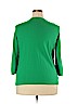 Talbots 100% Cotton Green Cardigan Size 1X - photo 2