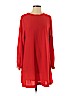 H&M 100% Polyester Red Casual Dress Size 4 - photo 1