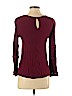 Alya 100% Rayon Burgundy Long Sleeve Top Size S - photo 2