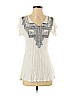 Nurture White Short Sleeve Top Size S - photo 1