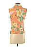 Liz Claiborne 100% Rayon Orange Short Sleeve Blouse Size S - photo 2