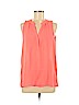 Papaya 100% Polyester Pink Sleeveless Blouse Size M - photo 1
