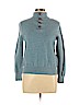 Banana Republic Factory Store 100% Merino Wool Blue Wool Pullover Sweater Size L - photo 1