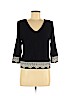 St. John Black Long Sleeve Top Size 6 - photo 1