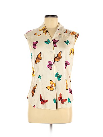 Ann Taylor Short Sleeve Silk Top (view 1)