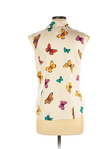 Ann Taylor Short Sleeve Silk Top (view 2)
