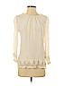 French Connection 100% Rayon Ivory Long Sleeve Blouse Size 4 - photo 1