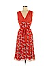 SDII 100% Polyester Orange Casual Dress Size M - photo 1