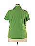 Style&Co Green Short Sleeve Button-Down Shirt Size 18 - photo 2